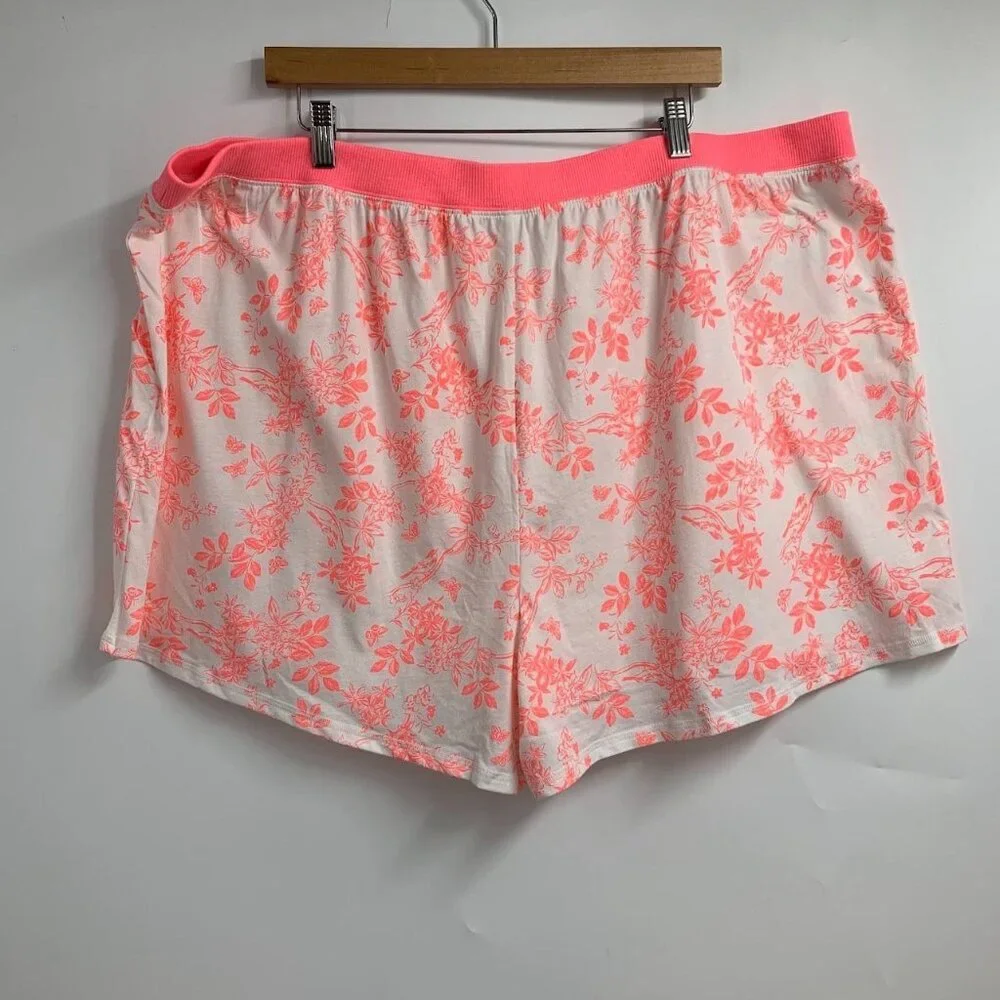 Sleep By Cacique Women's Cotton Floral High Rise Sleep Shorts SIze‎ 26/28